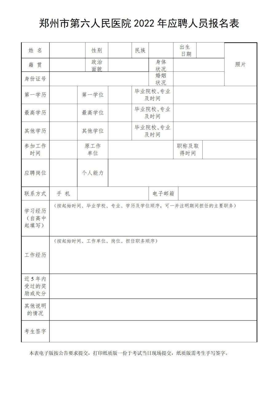 注意啦！郑州市第六人民医院招聘84人，涉及多个科室插图2