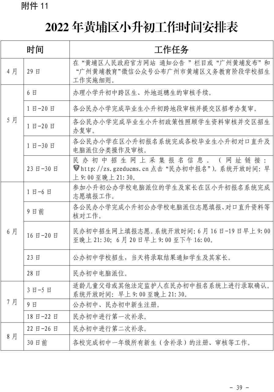 2022年黄埔区小学学位安排和小升初有变化！附上小学招生地段插图18