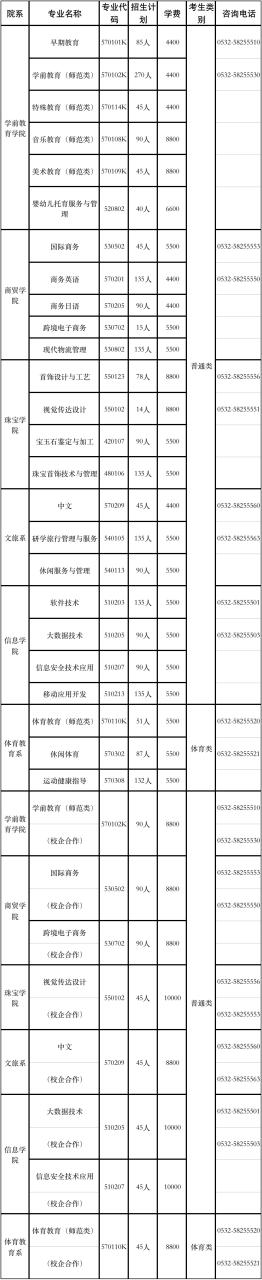 青岛幼儿师范高等专科学校：2023年面向全省招生3060人插图1