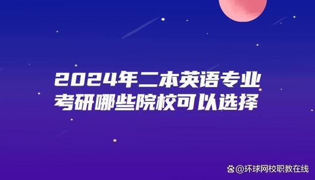 2024年二本英语专业考研哪些院校可以选择插图