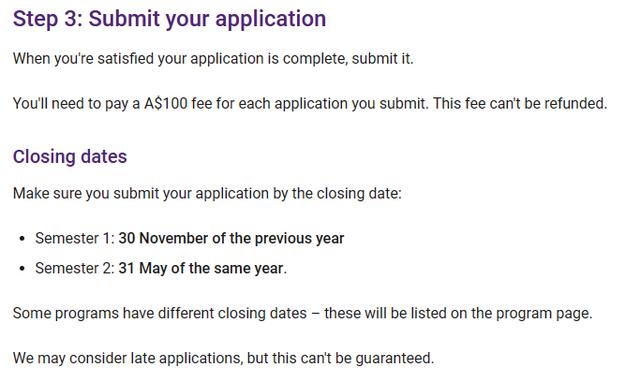 「留学澳洲」2024fall澳洲八大本科申请截止时间汇总插图6