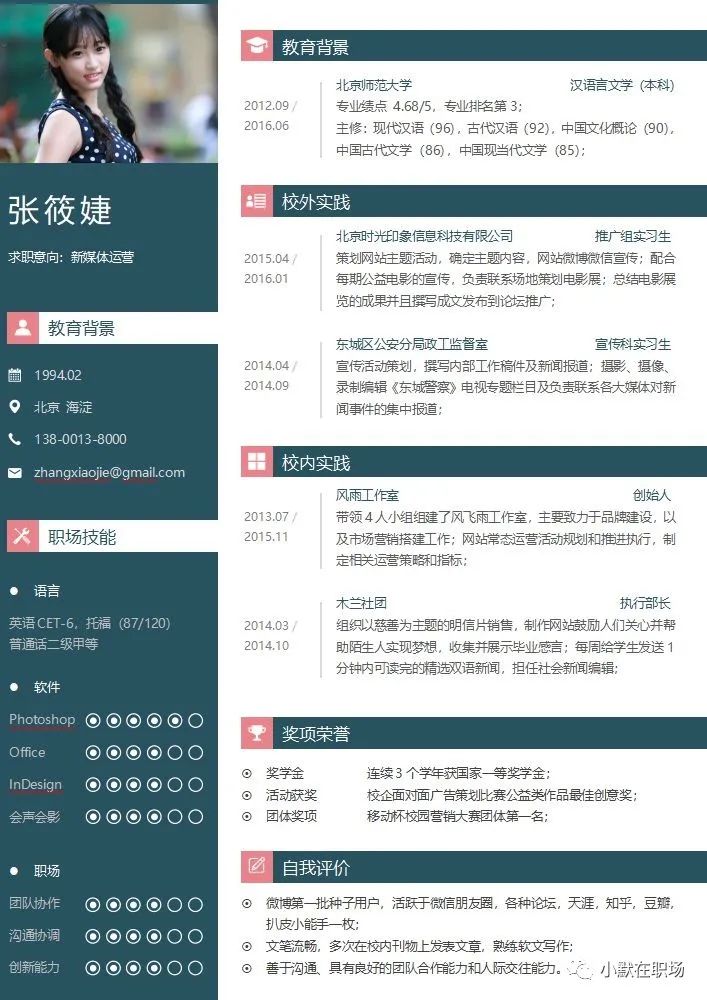 180份个人简历模板，求职必备！插图10