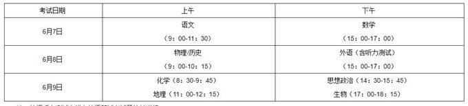 2024年全国高考时间安排表出炉（各省汇总）插图8