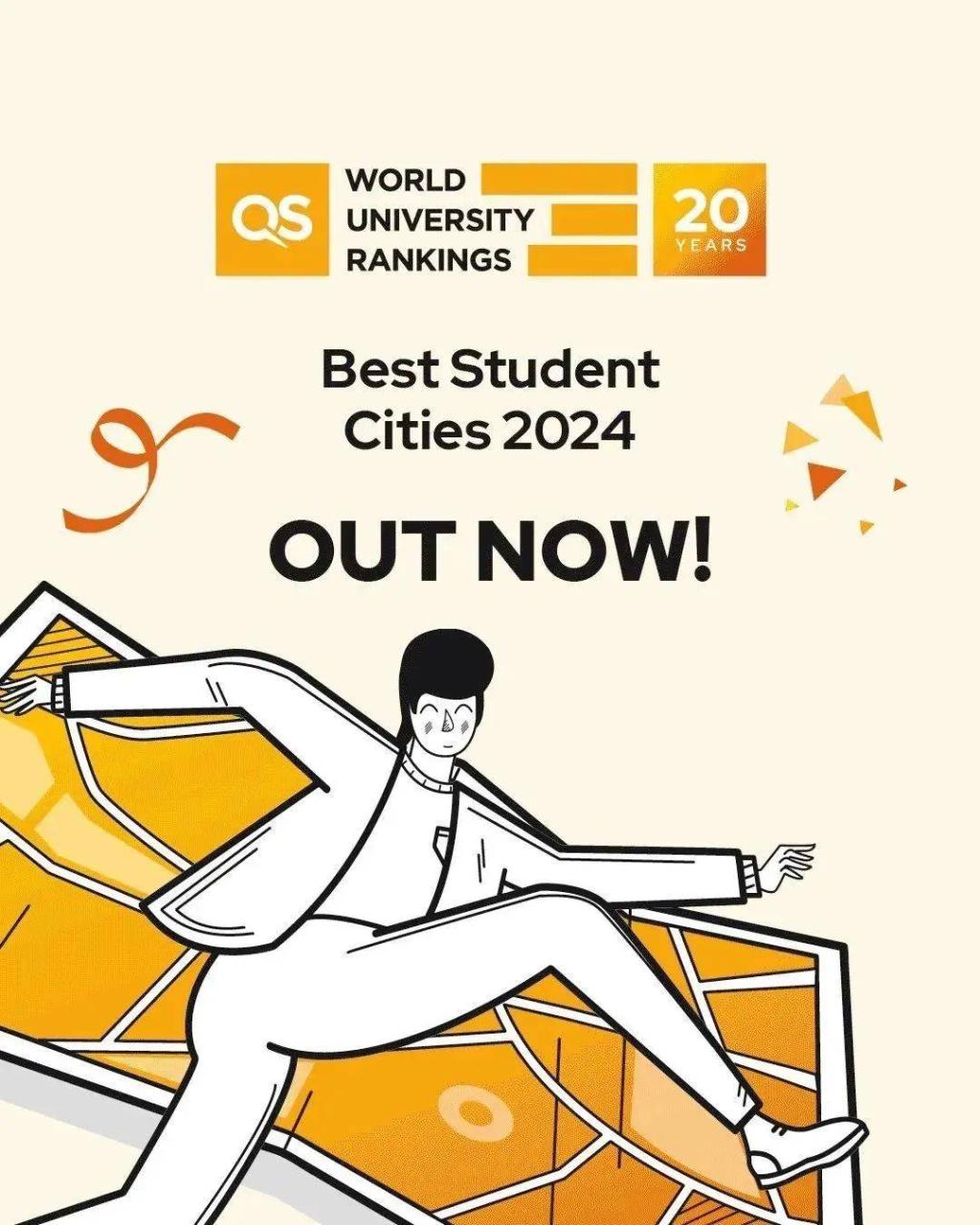 QS发布2024留学城市排名！留学的“高光之地”是这里！插图