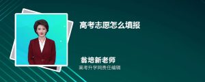 2024年高考志愿怎么填报附填报技巧及指南-小默在职场