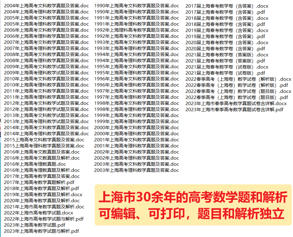 备考2024年上海高考数学：历年选择题真题练一练（2014~2023）插图8